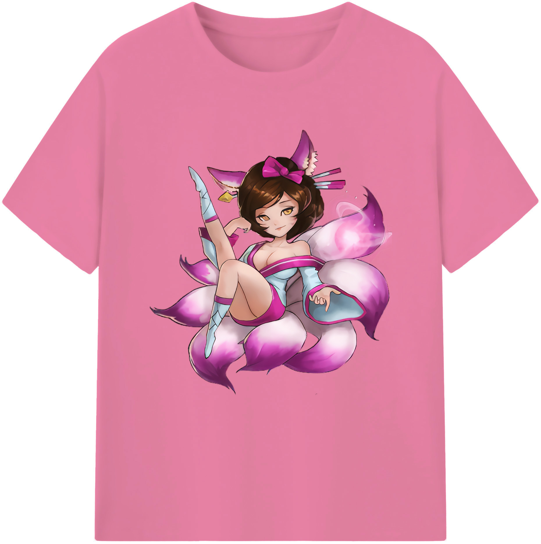 リーグ・オブ・レジェンド League of Legends LOL 綿100％半袖Tシャツ（フロントプリント）